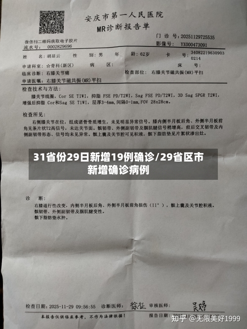 31省份29日新增19例确诊/29省区市新增确诊病例