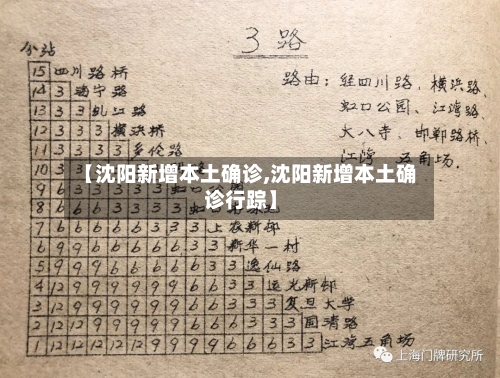 【沈阳新增本土确诊,沈阳新增本土确诊行踪】-第2张图片