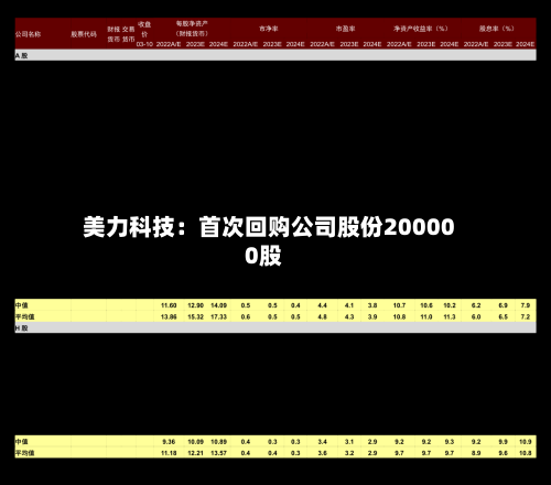 美力科技：首次回购公司股份200000股