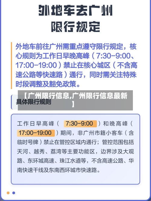 【广州限行信息,广州限行信息最新】