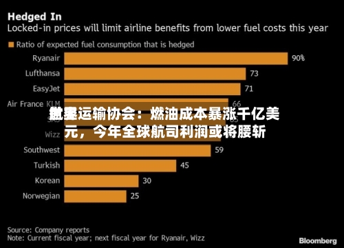 世界航空运输协会：燃油成本暴涨千亿美元，今年全球航司利润或将腰斩-第2张图片
