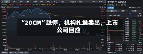 “20CM	”跌停	，机构扎堆卖出，上市公司回应-第3张图片