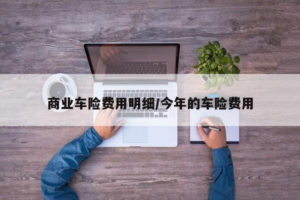商业车险费用明细/今年的车险费用
